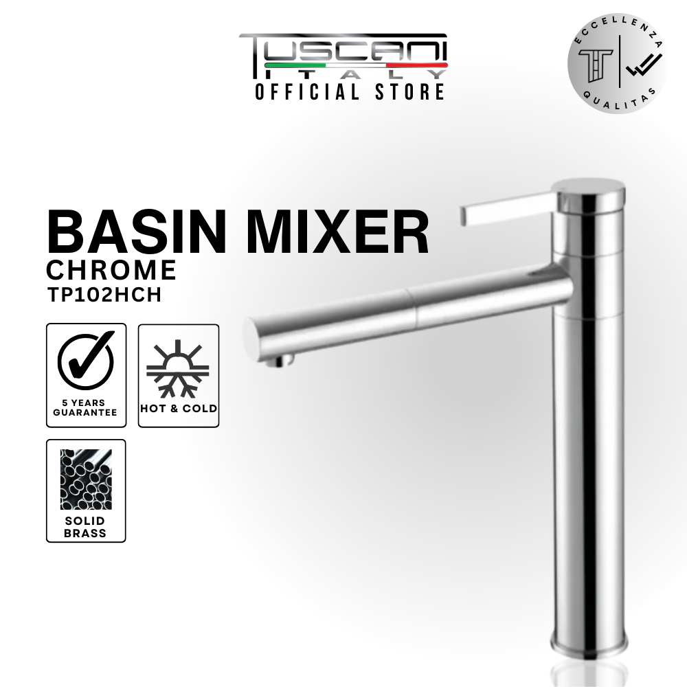TP102H - Pulizia Series High Basin Mixer