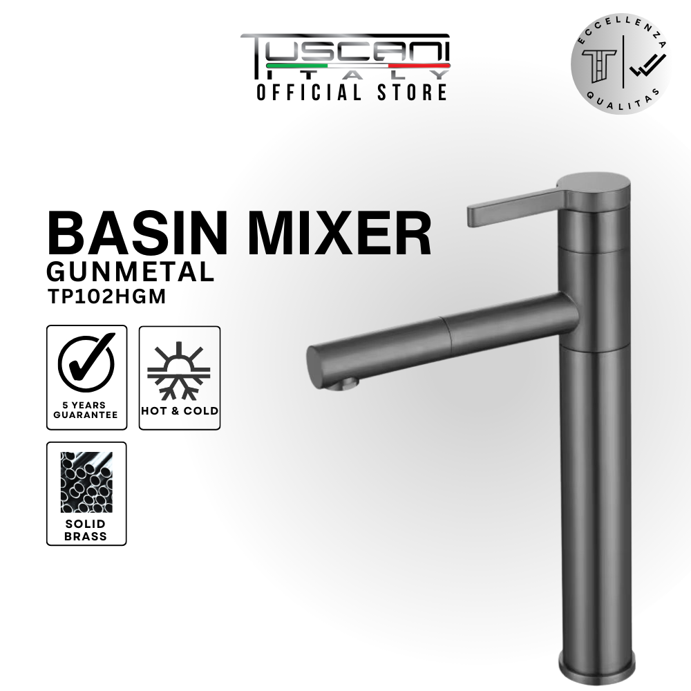 TP102H - Pulizia Series High Basin Mixer