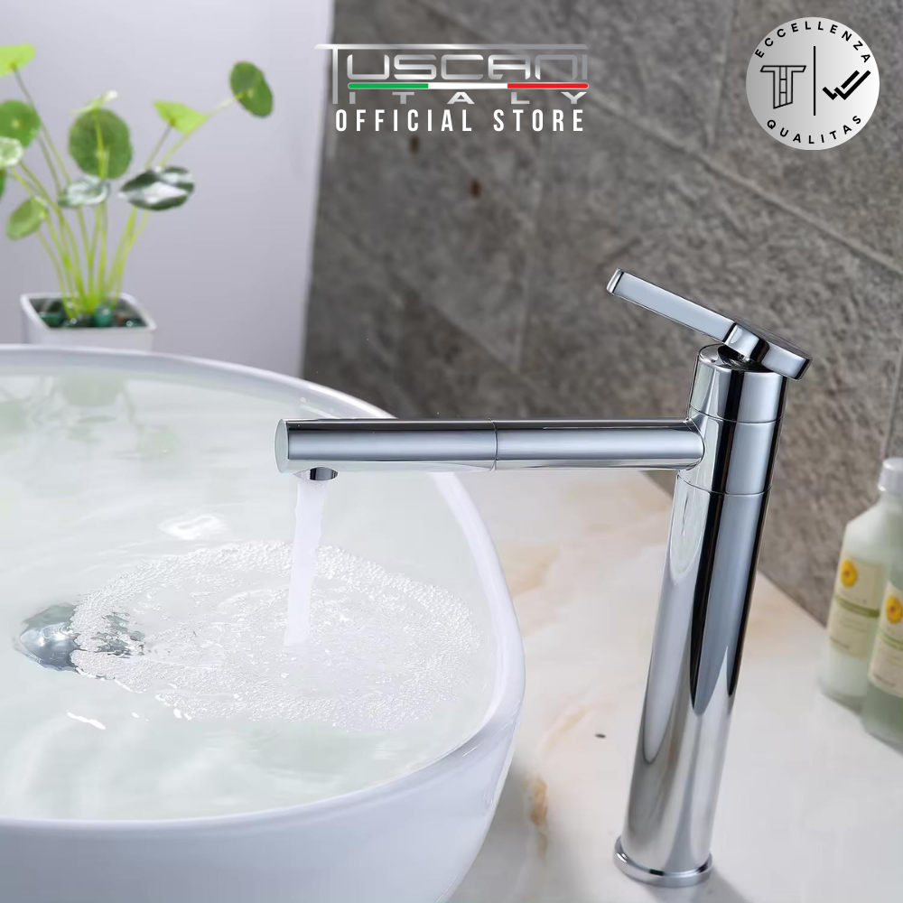TP102H - Pulizia Series High Basin Mixer