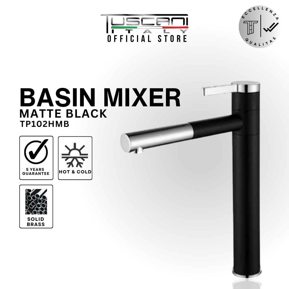 TP102H - Pulizia Series High Basin Mixer