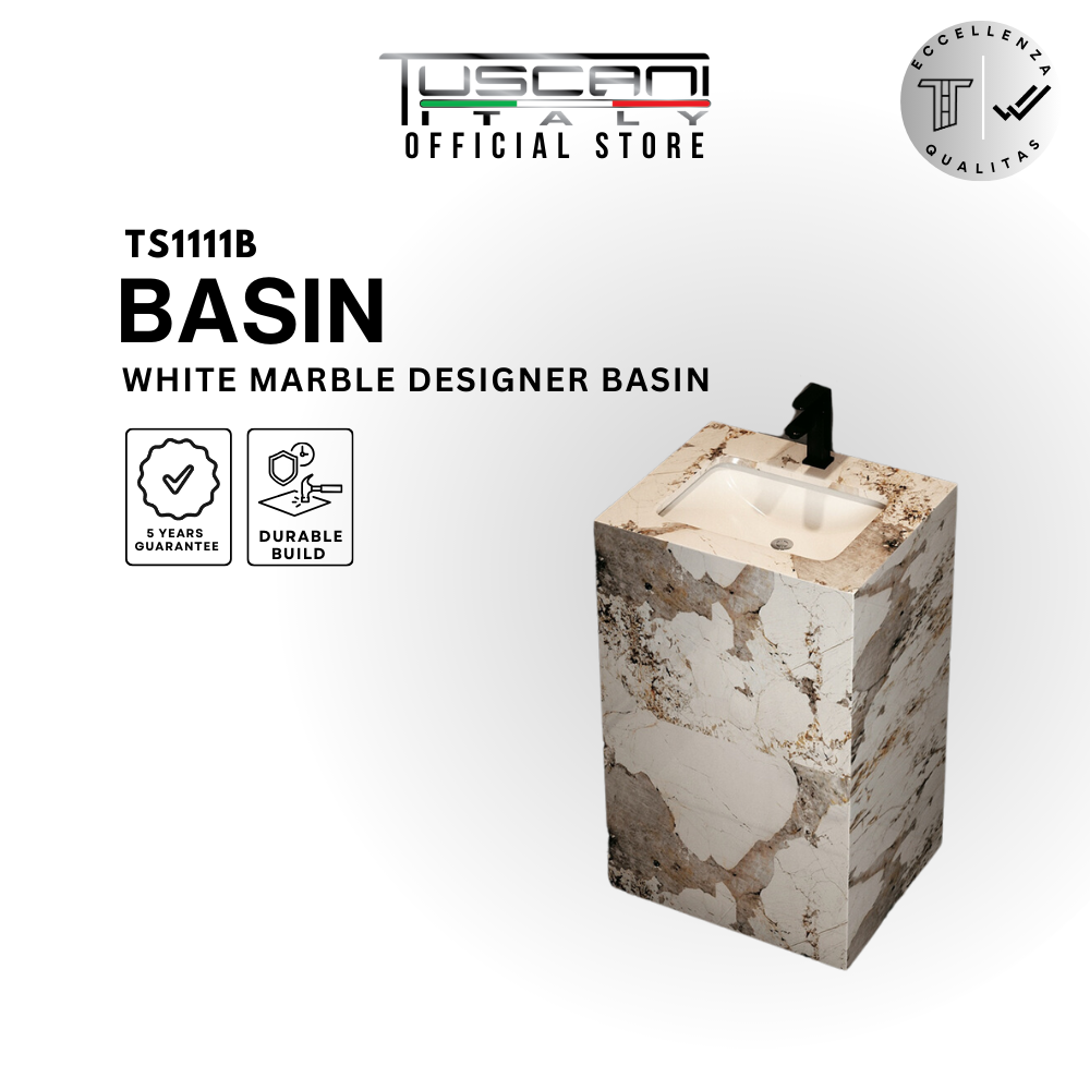 TS1111B - Marble Standing Basin