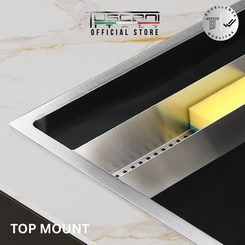 K7648NS Top & Under-Mount Use Kitchen Sink