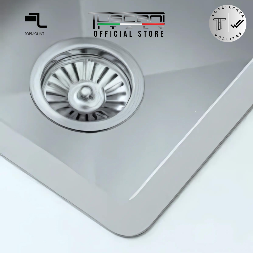 K800SS - Top & Under-Mount Use Kitchen Sink