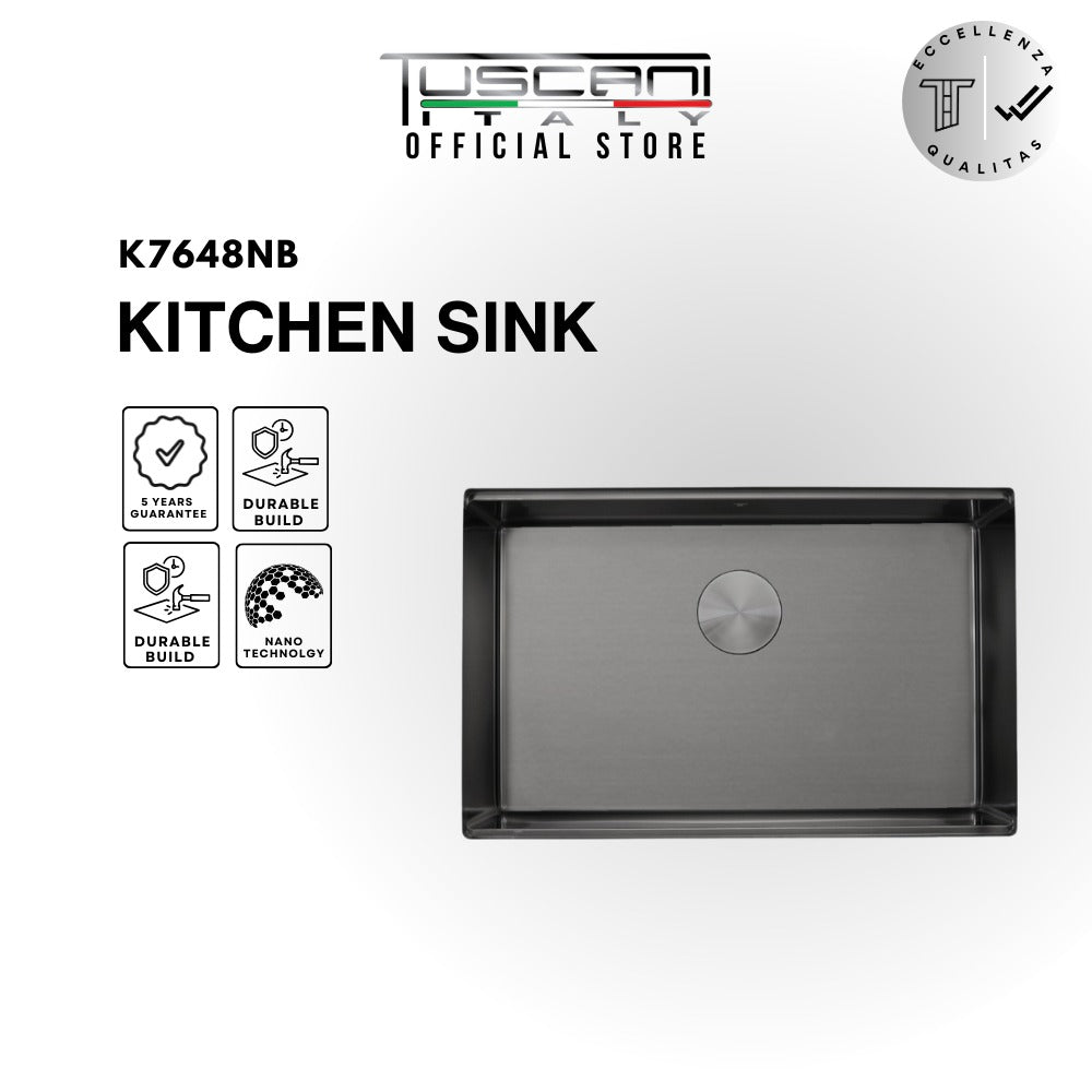Tuscani K7648 Durable Dotted Nano Series Sink