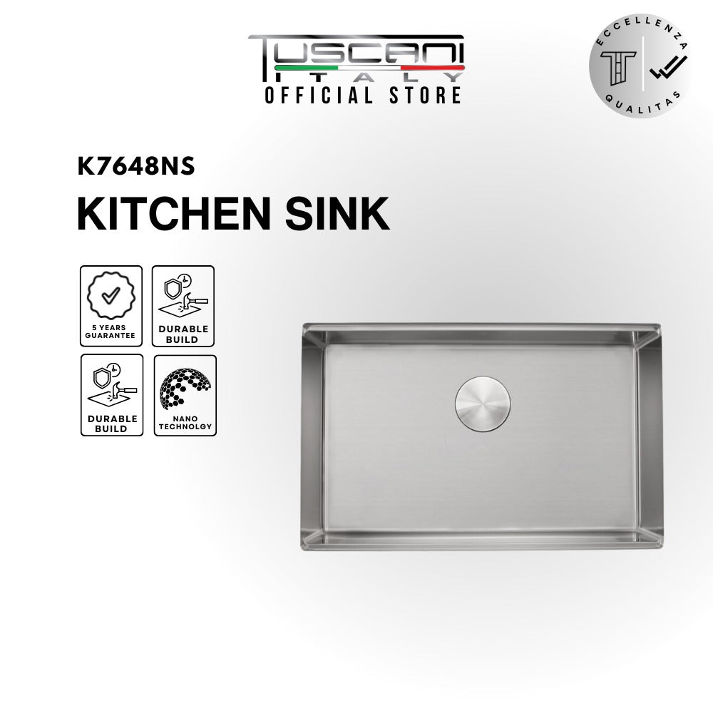 Tuscani K7648 Durable Dotted Nano Series Sink