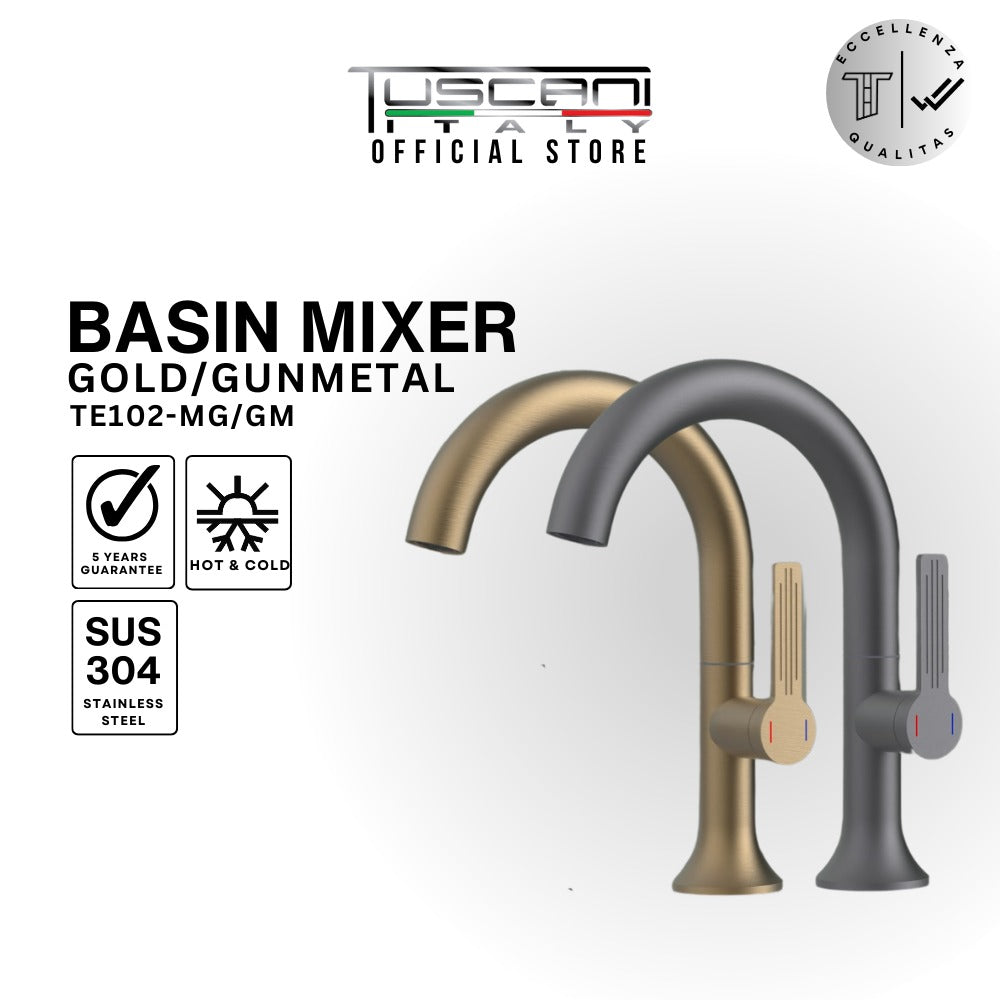 TE102GM/MG - Eviana Series Basin Faucet