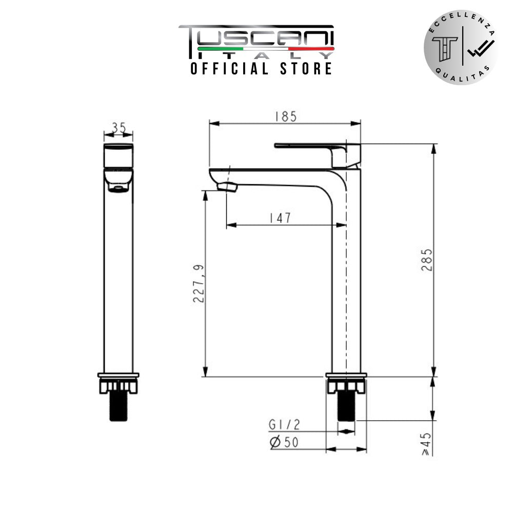 TF23H- Fabiana Series Cold Tap