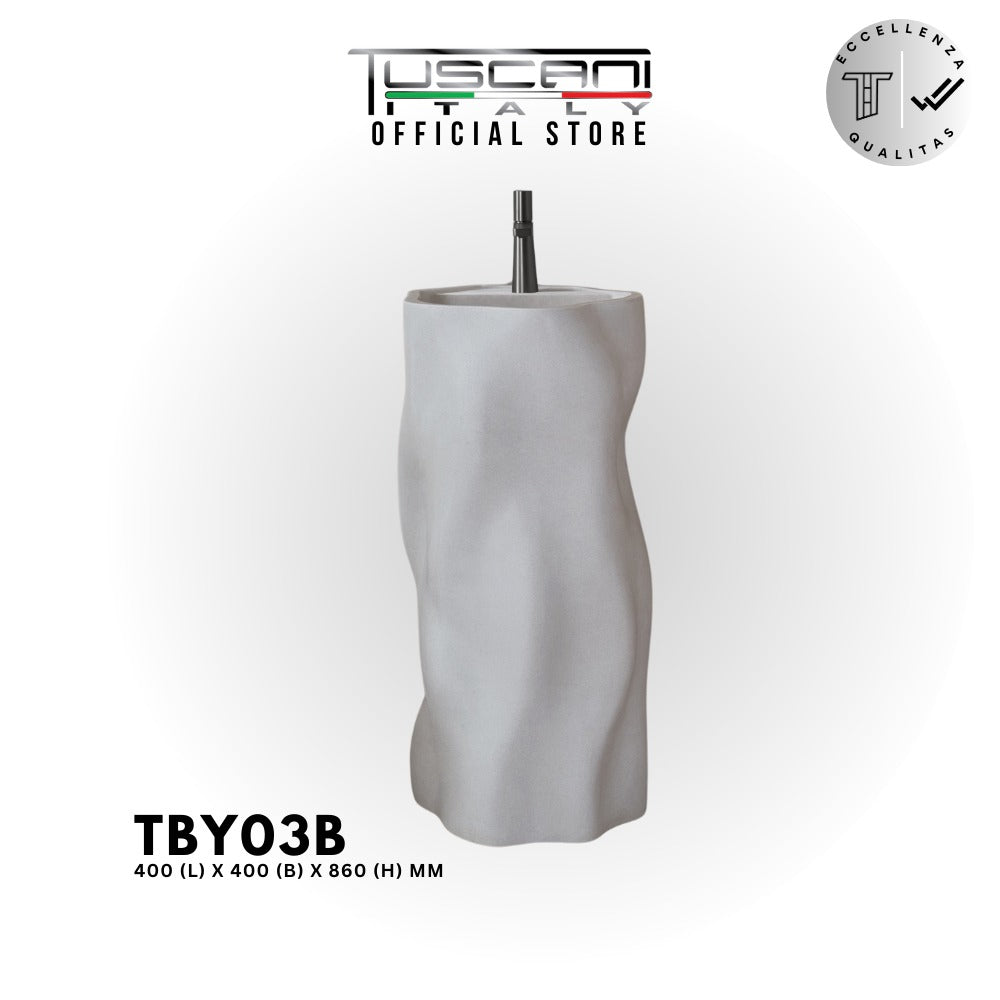 TBY03B Off-White Designer Basin