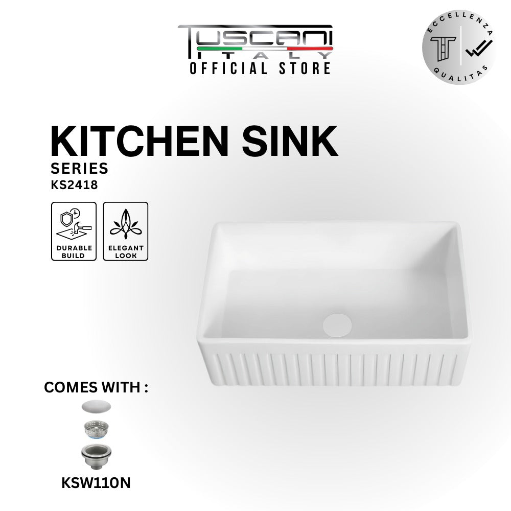KS2418 | KS3018 - Farmhouse Kitchen Sink