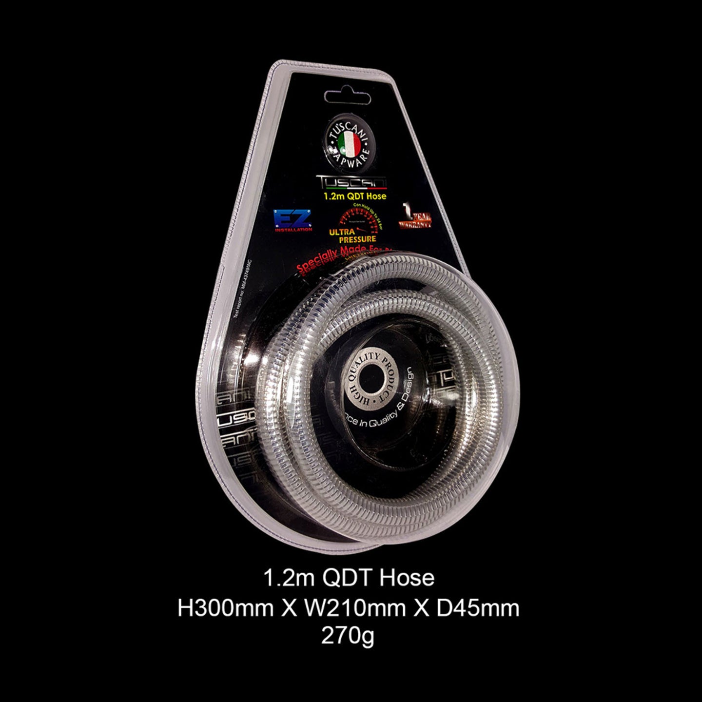 1.2m QDT - Shower Hose