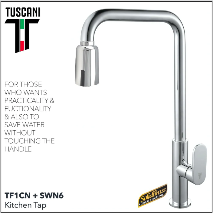 Tuscani TF1CN - Fabiana Series Kitchen Cold Tap - Cold Taps