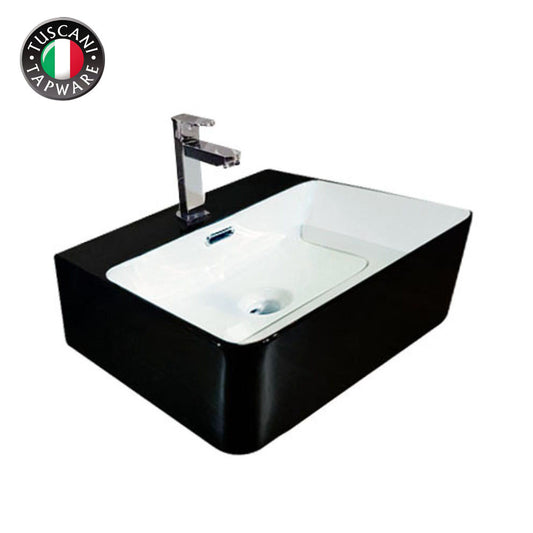 Tuscani TBW448CBW / TBW449CBW - Wall / Deck Designer Wash Basin