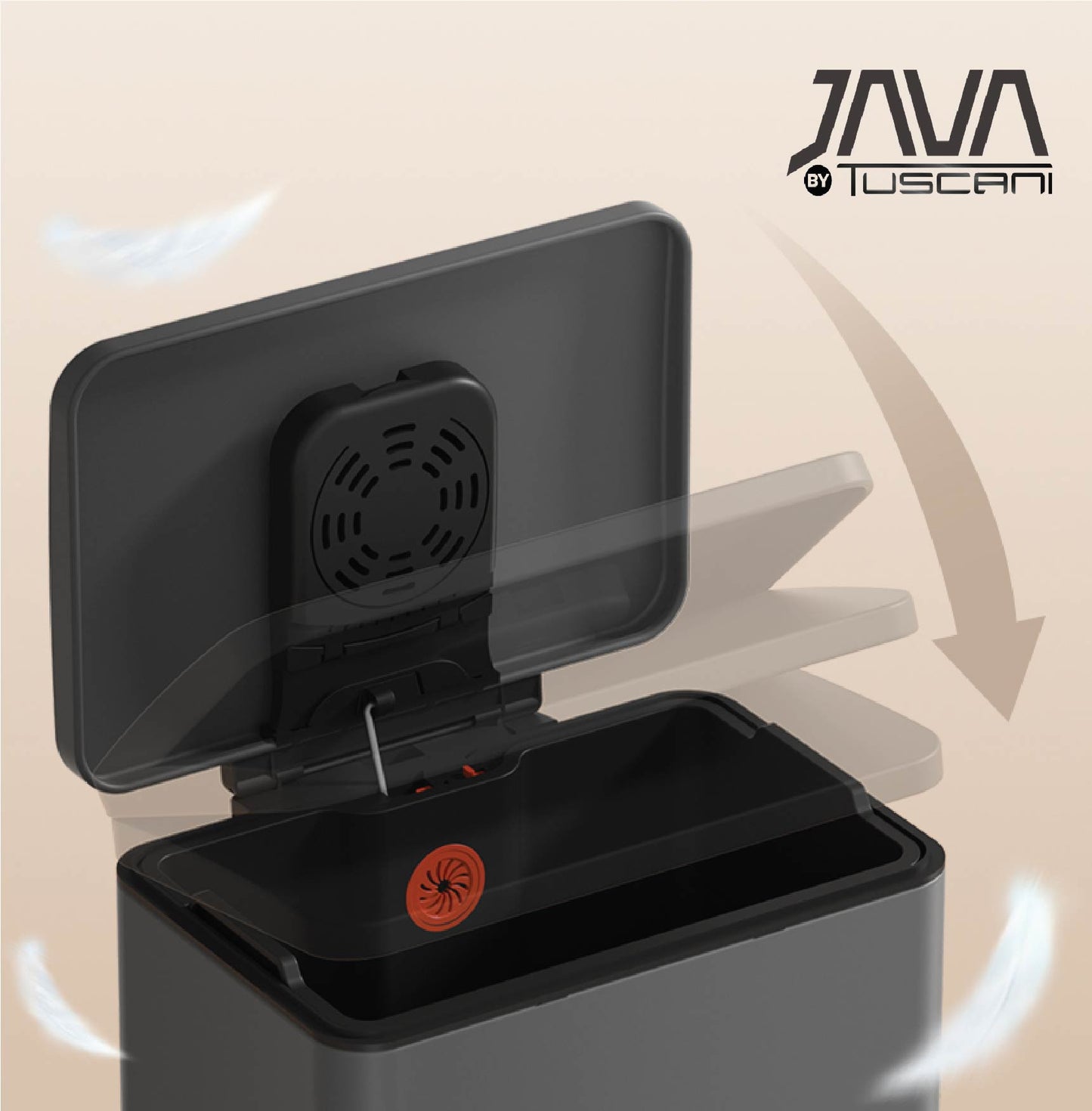 Tuscani JAVA TJ-8858 Pedal Bin