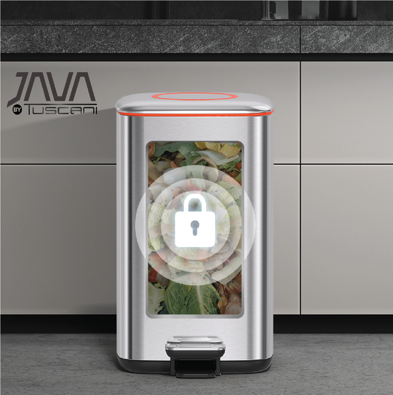 Tuscani JAVA TJ-8857 Pedal Bin
