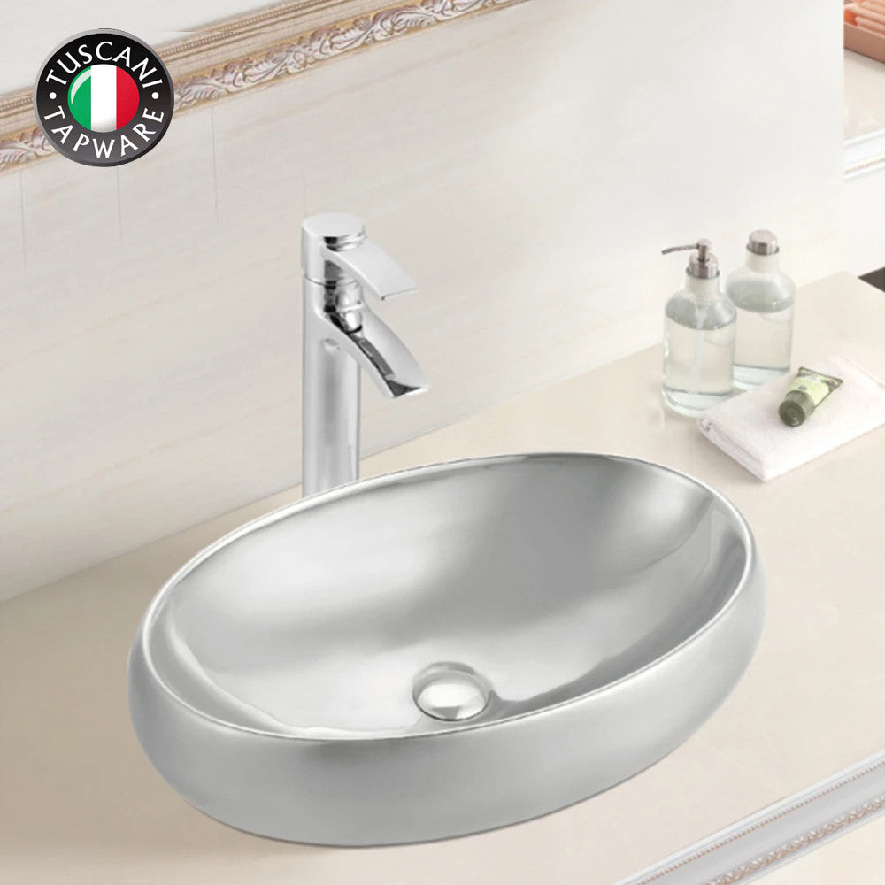 Tuscani TBWA252B-GS | TBWA252B-GG - Deck Mounted Designer Basin