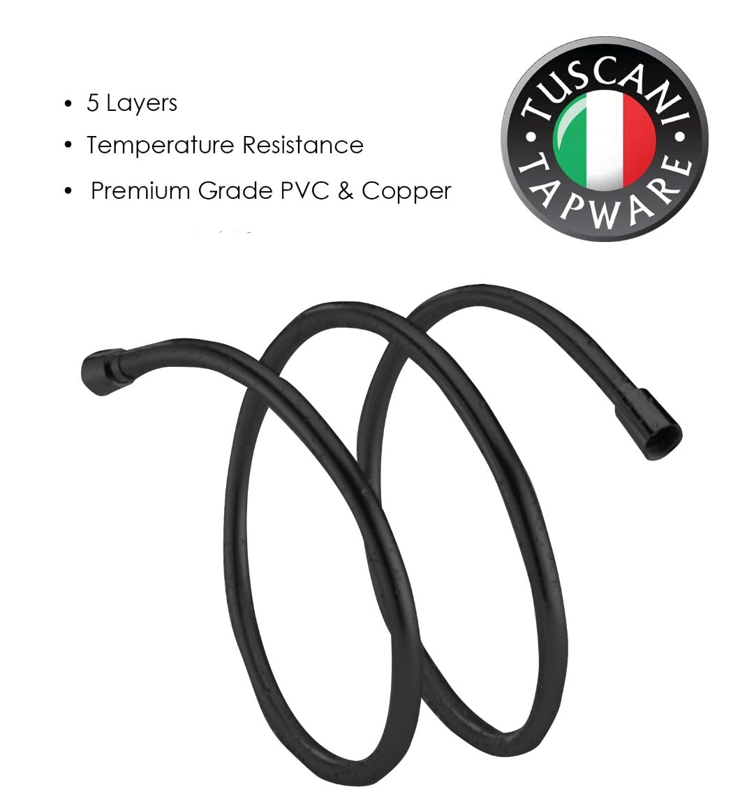 1.2mB | 1.5mB - Black Concept Shower & Bidet / HandSpray Hose