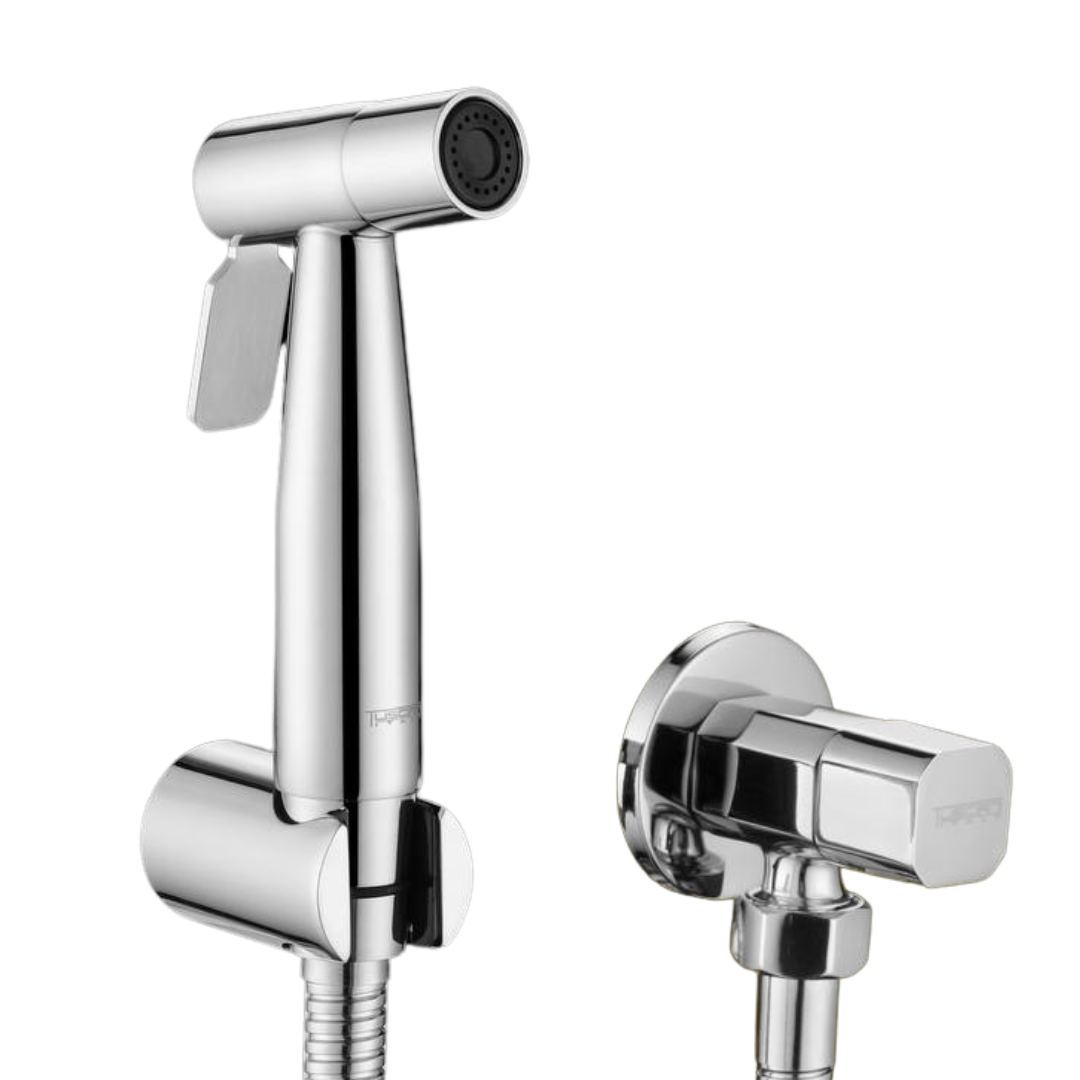 HS40 - Steel Series - Bidet Set & Angle Valve