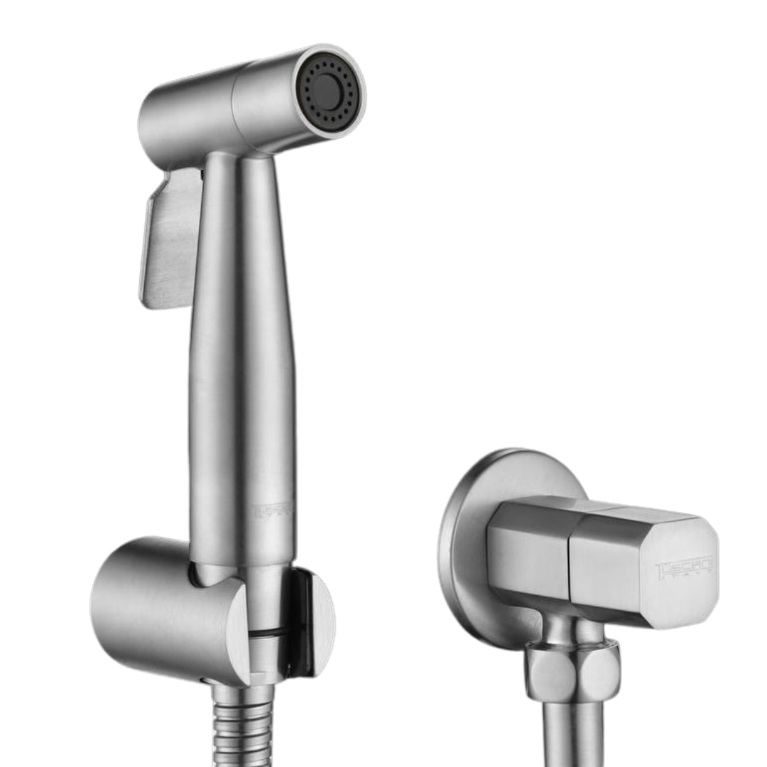 HS40 - Steel Series - Bidet Set & Angle Valve