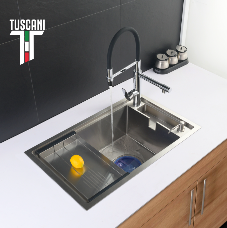 K800SS - Top & Under-Mount Use Kitchen Sink
