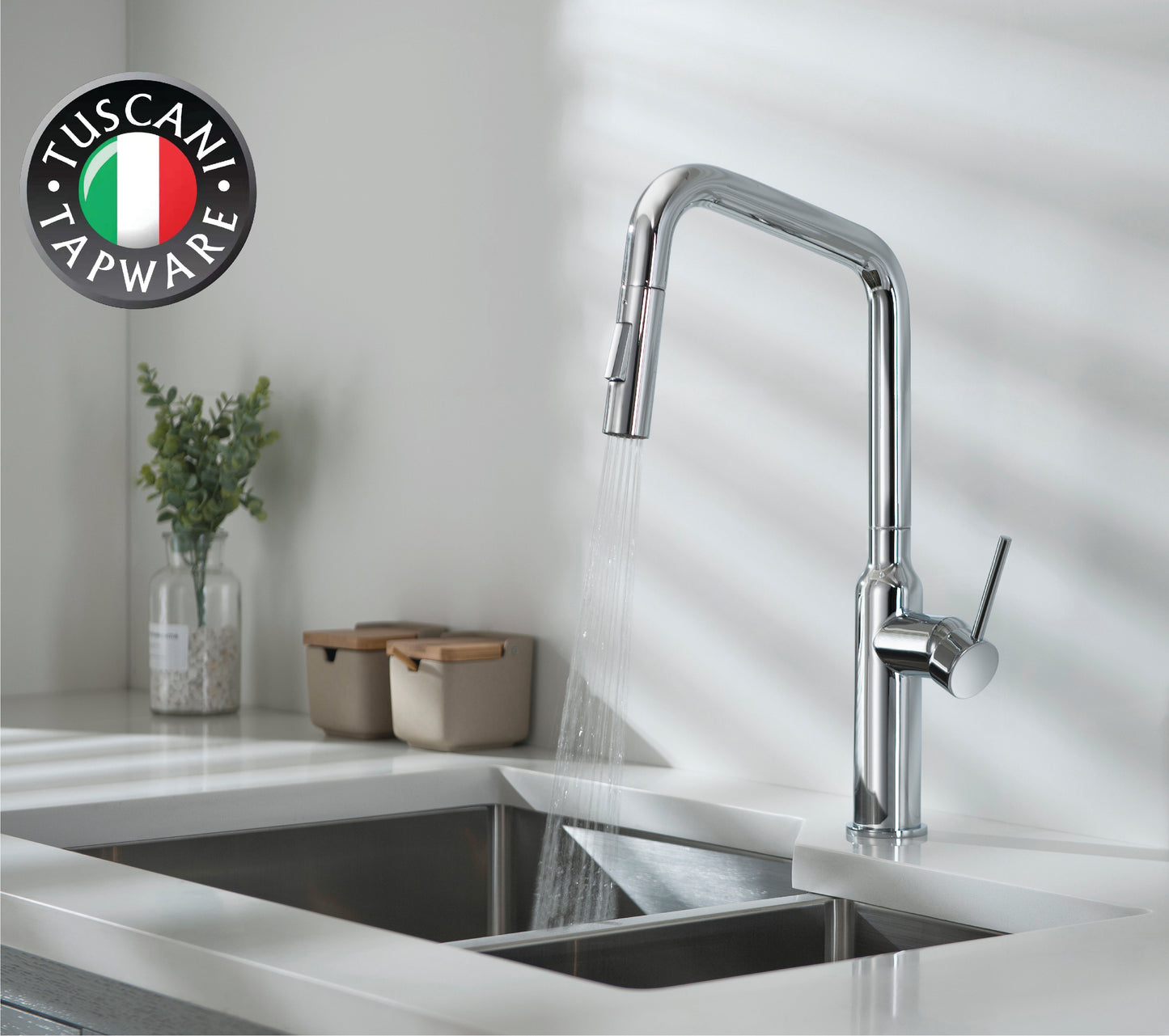 TK109PO - Kitania Series Pull Out Kitchen Mixer