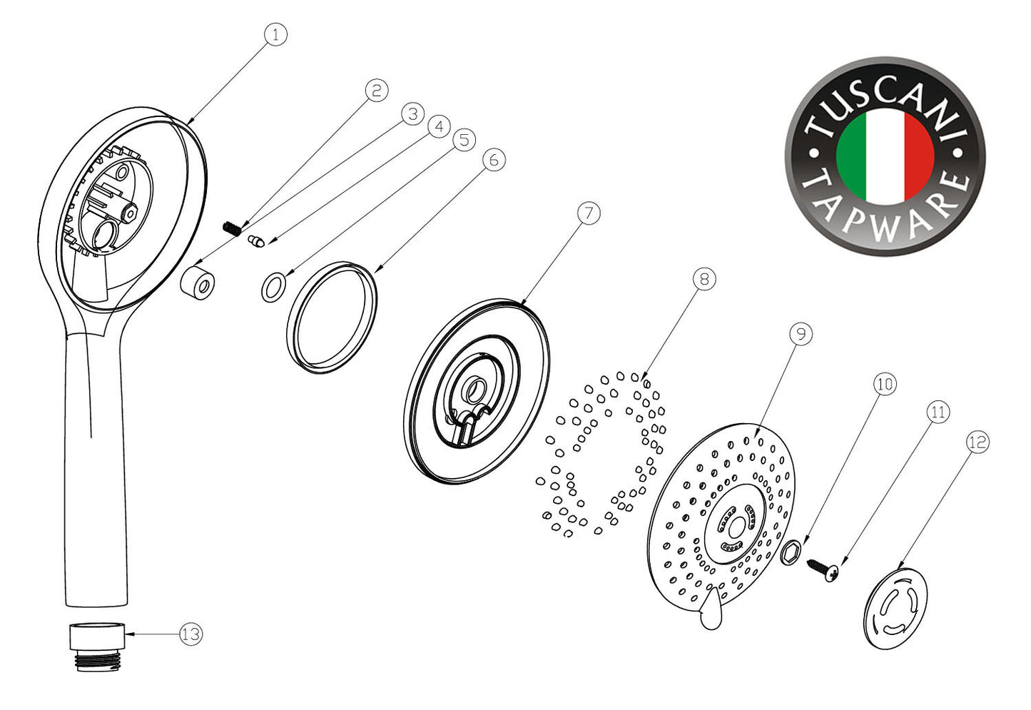 R11 - Rombusto Series Hand Shower
