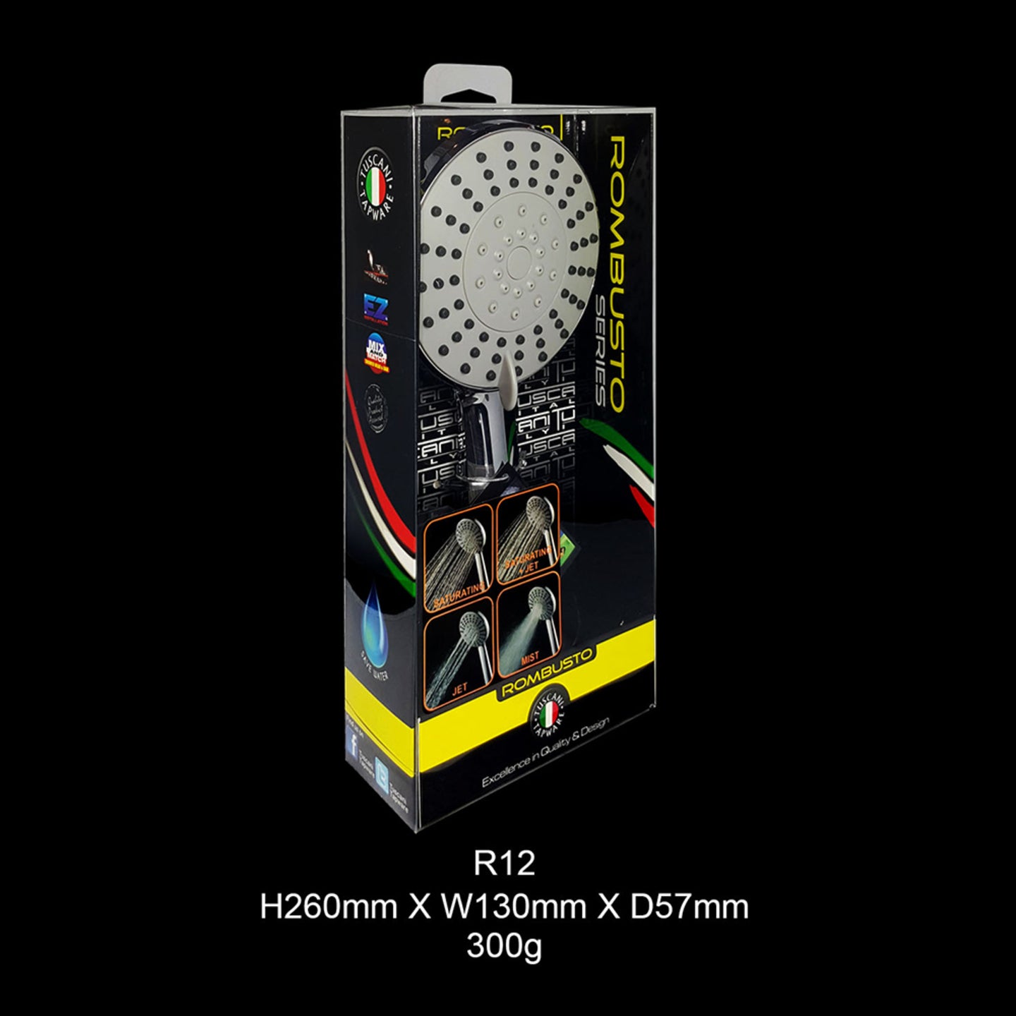 R12 - ROMBUSTO Series - Hand Shower