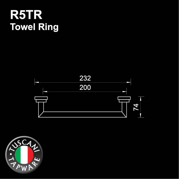 R5TR- RONDANA Series Towel Ring - Bathroom Accessories