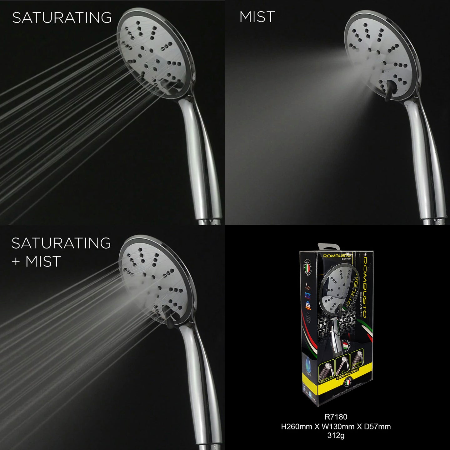 R8 - Rombusto Series Hand Shower