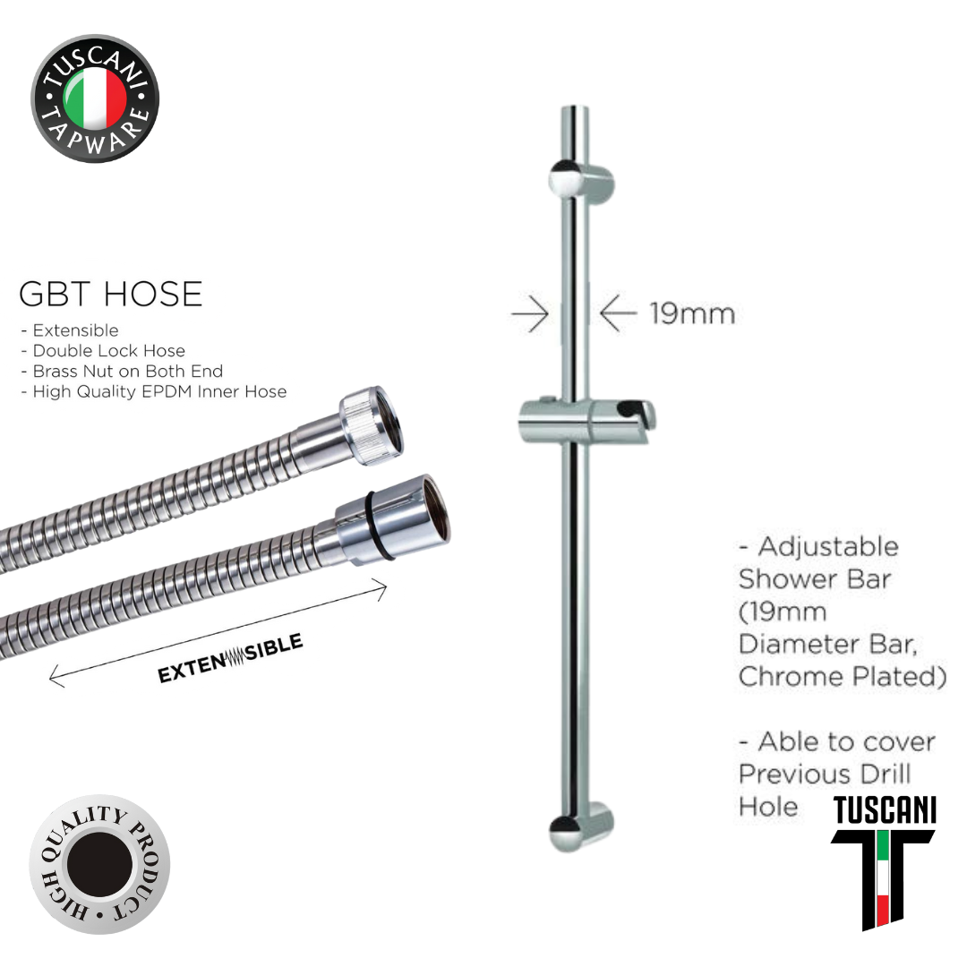 R11 + 1.5m GAT + SS21-25 - Shower Set