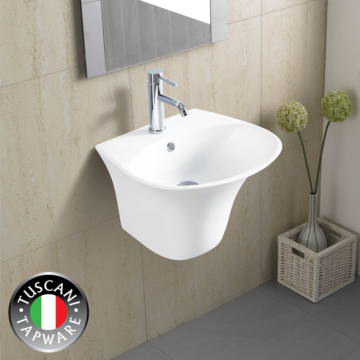 tbj5600c - wall mounted designer basin – tuscani italy pte ltd