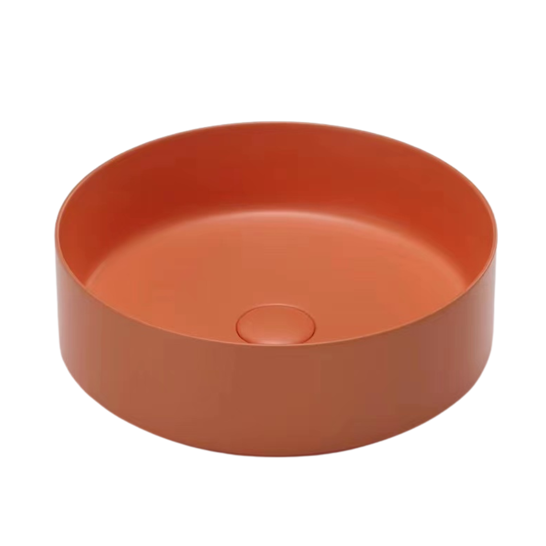 Round Coloured Basins | TBY1054 - Deck Mounted Designer Basin