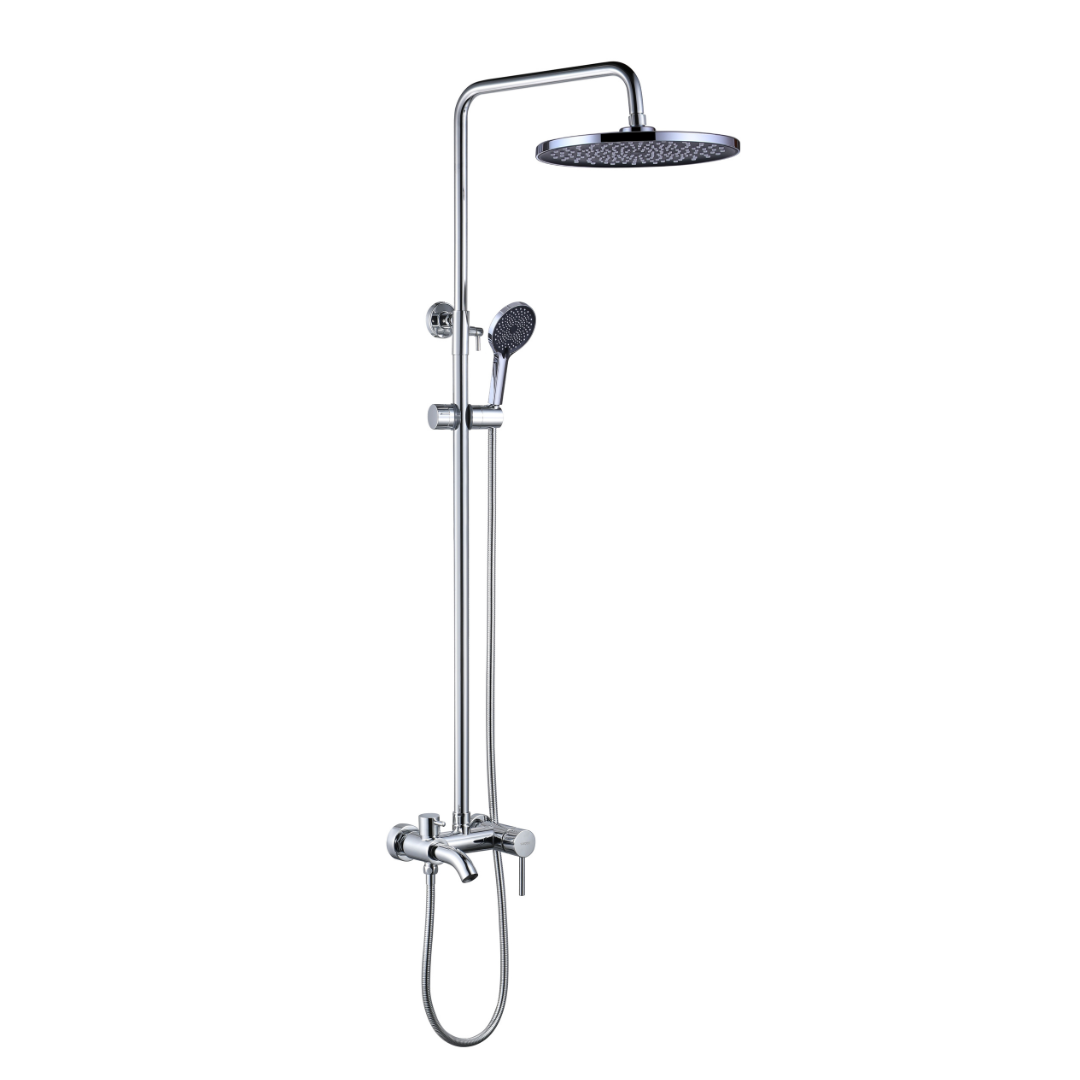 TD109 - Chrome Rain Shower Set