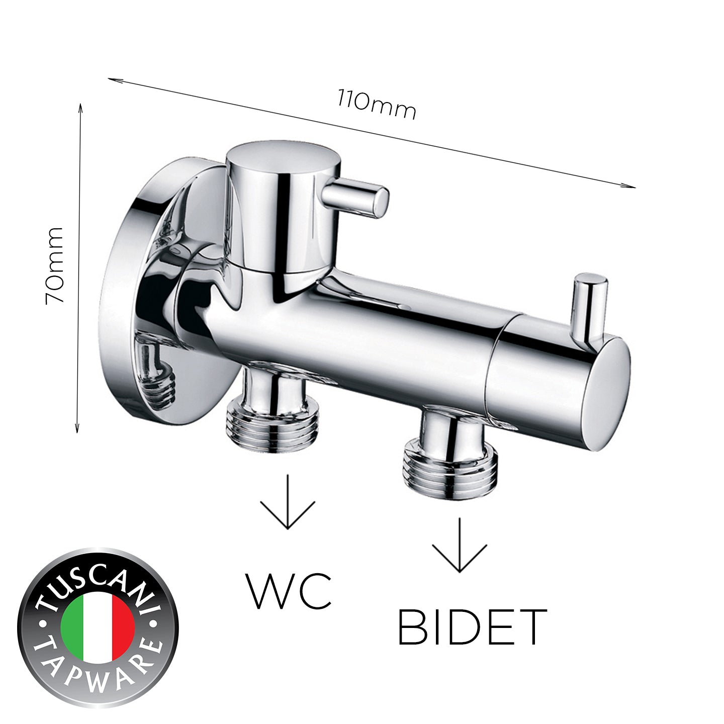 TH-S6 - Hydrosmith Series Double Angle Valve