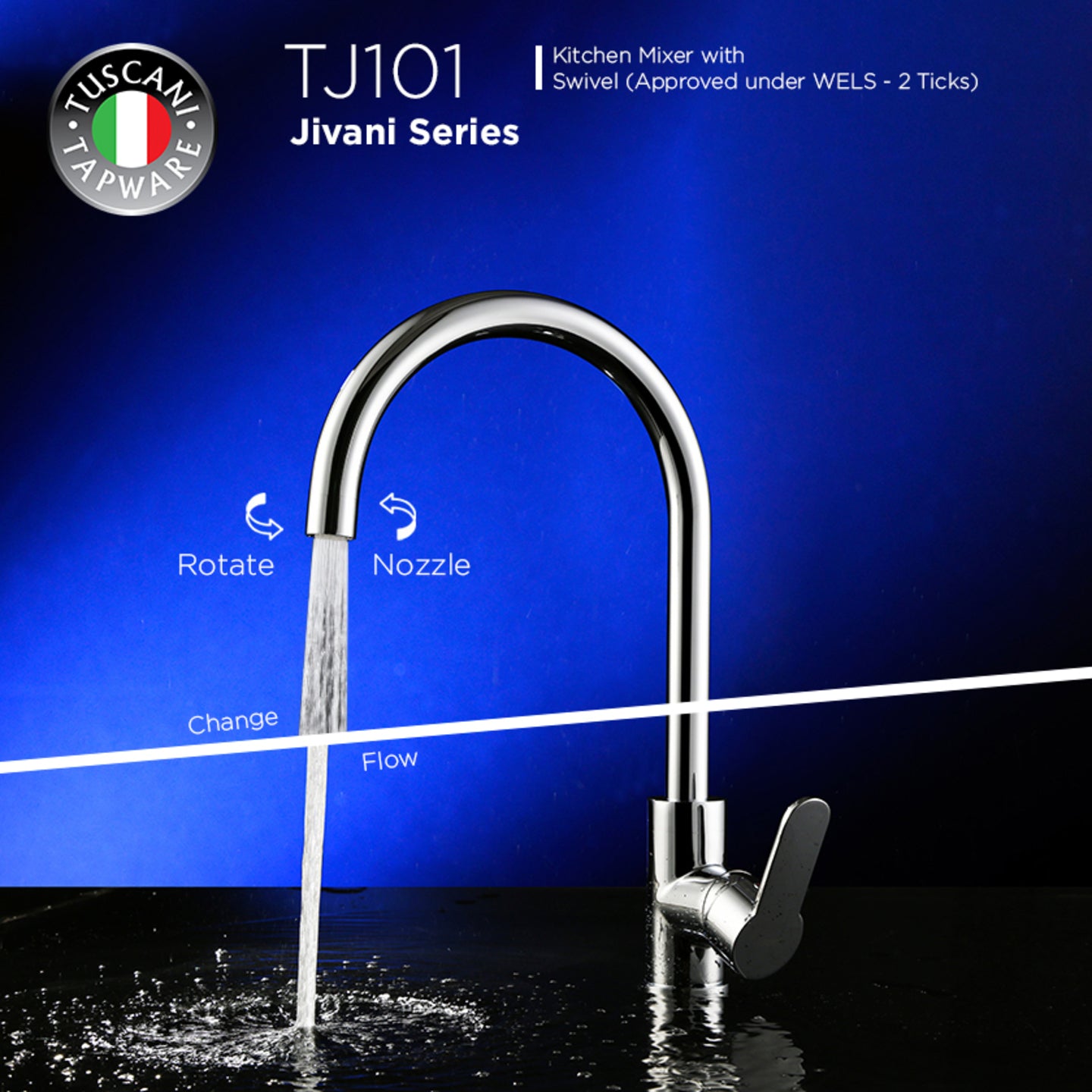 TJ101 - Jivani Series Kitchen Mixer