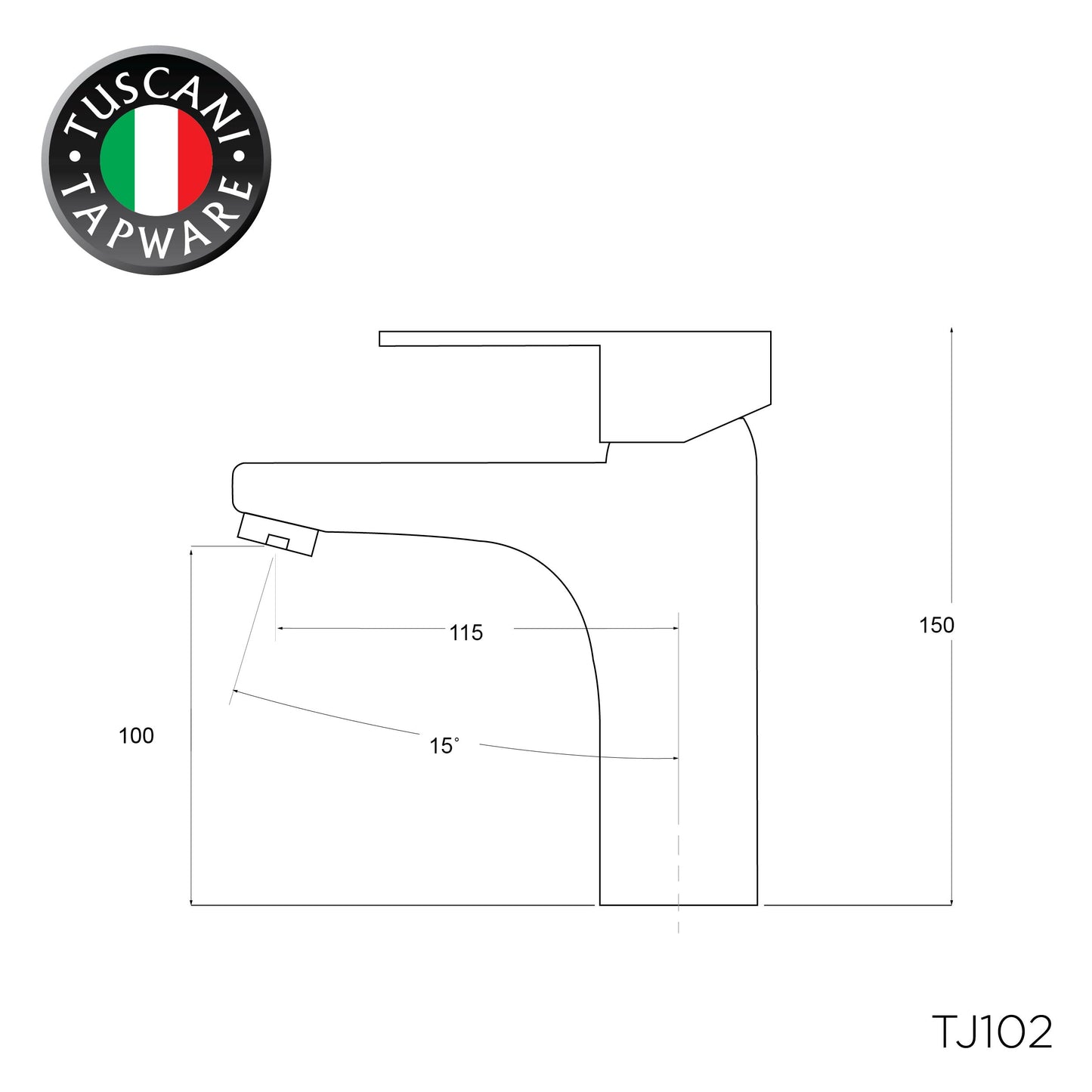 TJ102 - Jivani Series Basin Mixer
