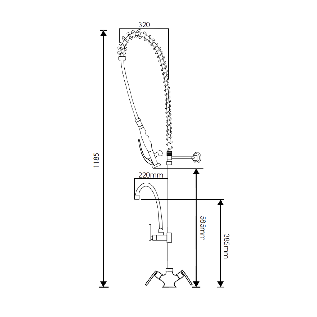 TK101IN - Industrial Kitchen Mixer