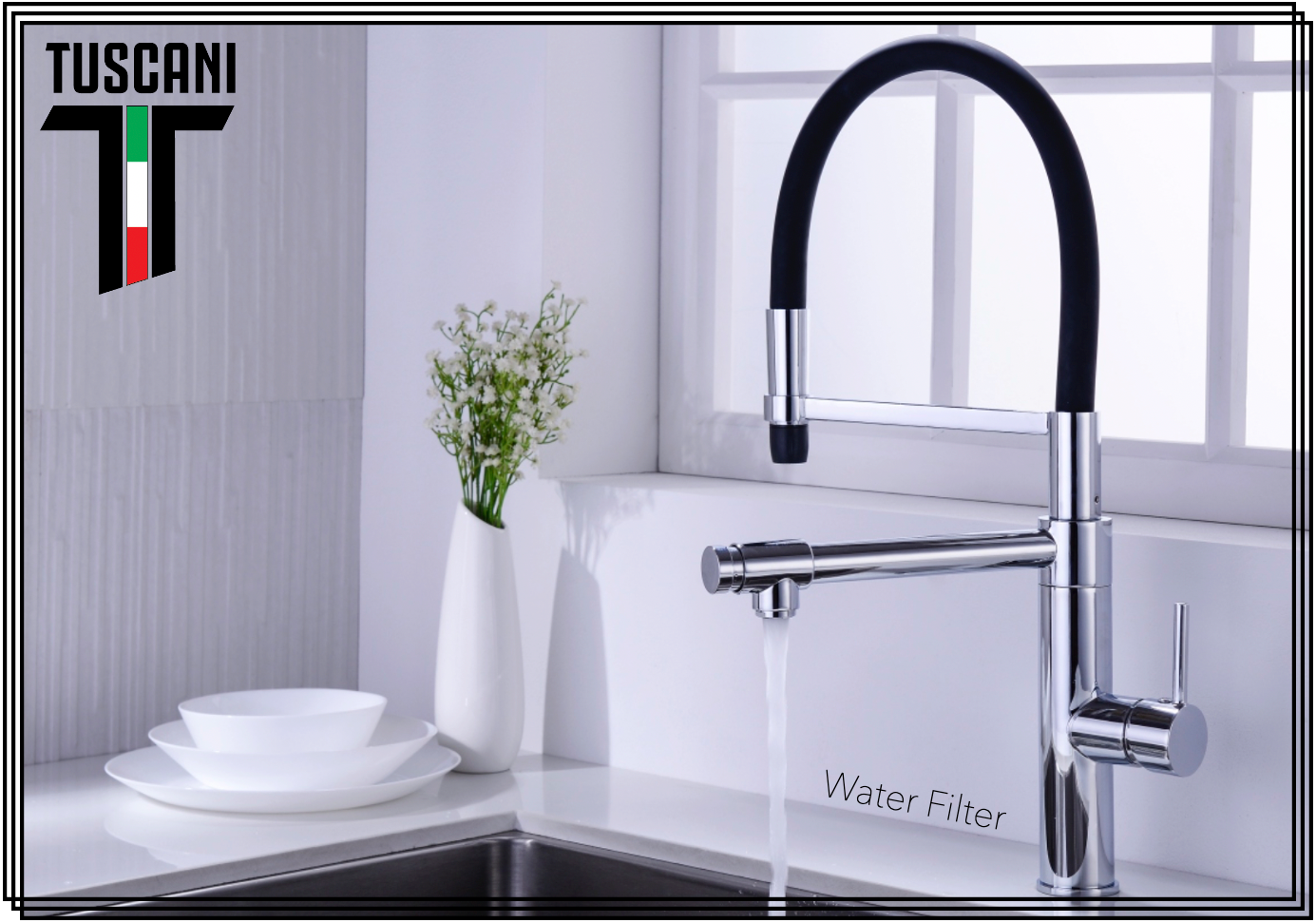 TK110PO - Kitania Series Pull Out Kitchen Mixer
