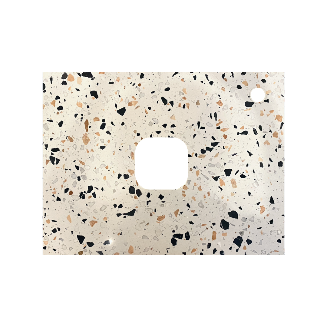 SSWT - White Terrazzo Solid Surface