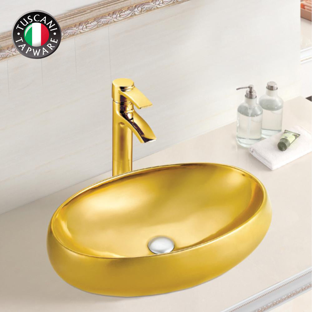 Tuscani TBWA252B-GS | TBWA252B-GG - Deck Mounted Designer Basin