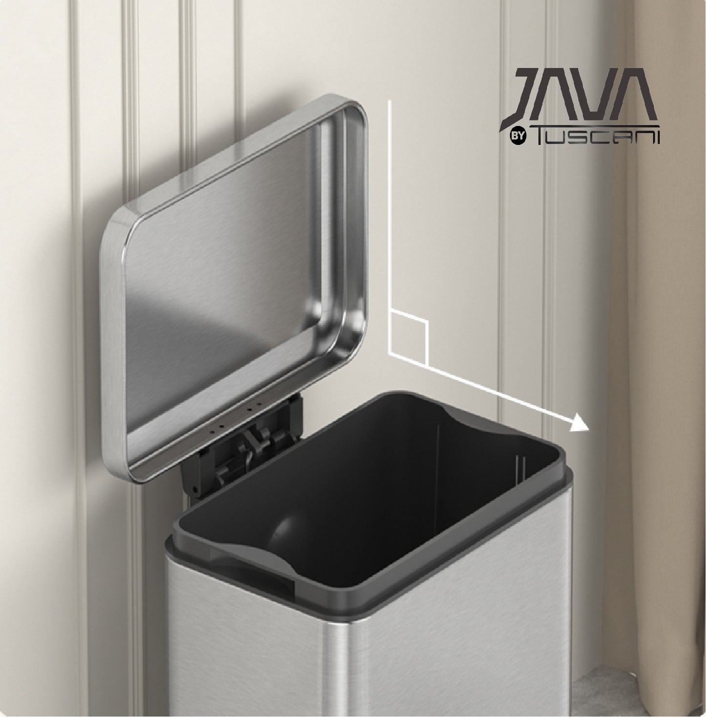 Tuscani JAVA TJ-8878 Pedal Bin