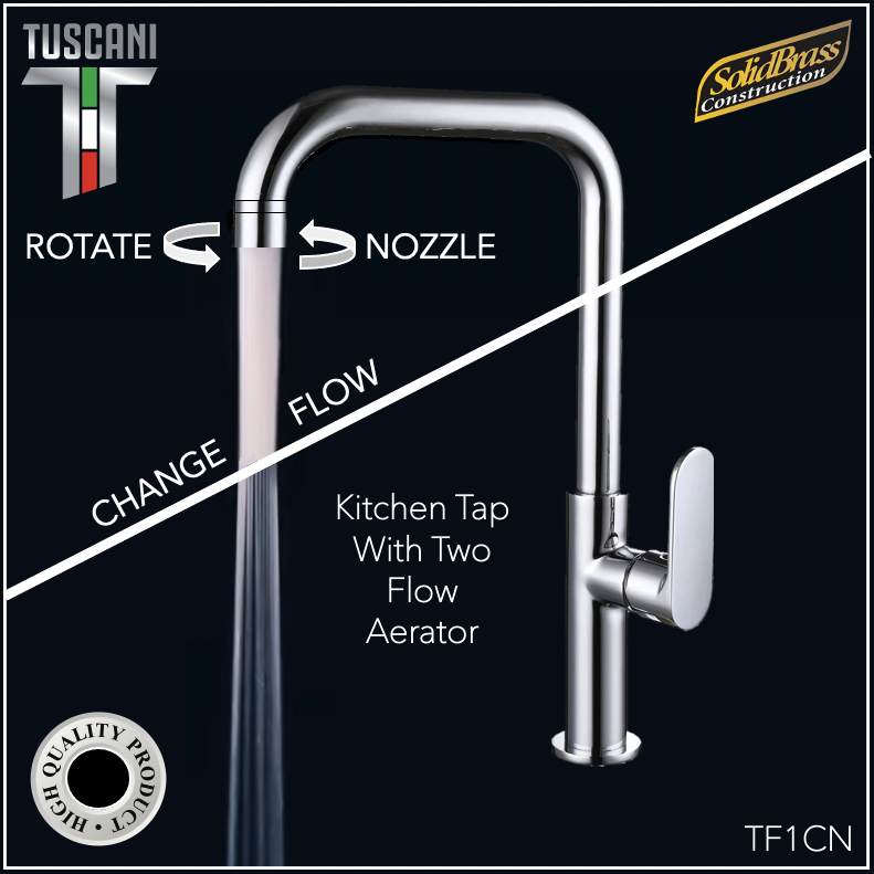 Tuscani TF1CN - Fabiana Series Kitchen Cold Tap - Cold Taps