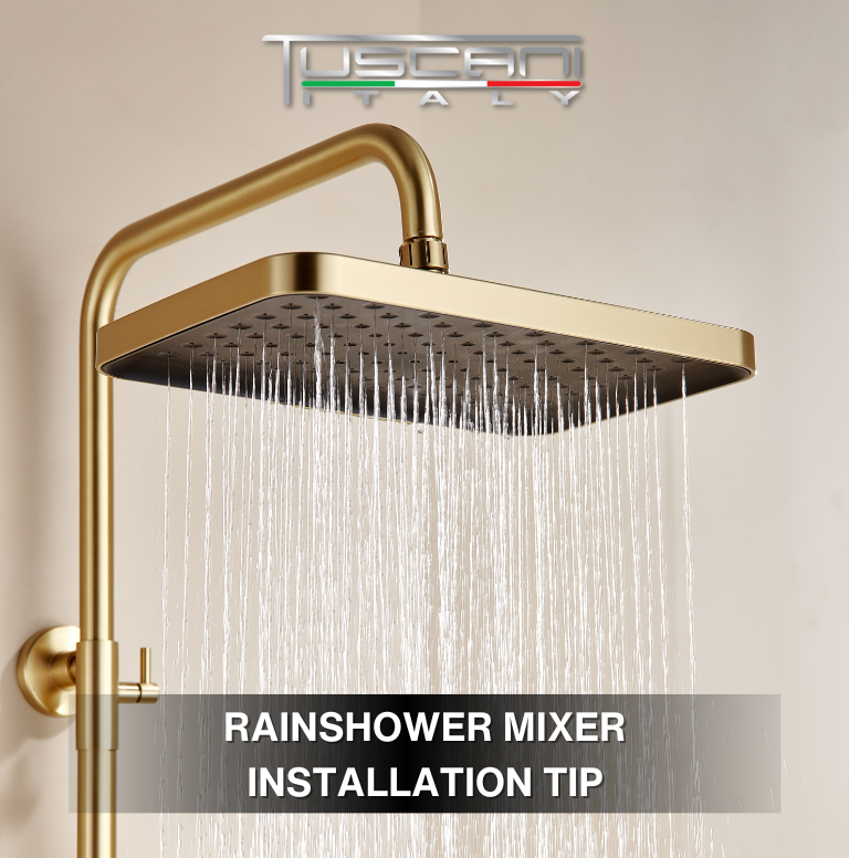 BATH & SHOWER MIXER / RAINSHOWER MIXER INSTALLATION TIP