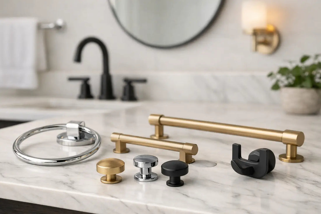 How to Match Bathroom Hardware