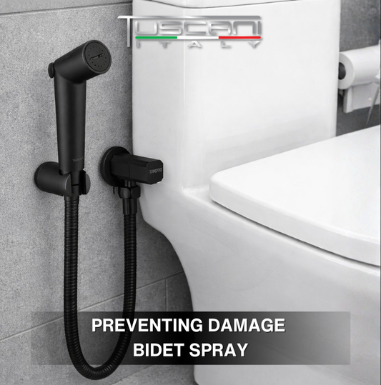 PREVENTING DAMAGE BIDET SPRAY