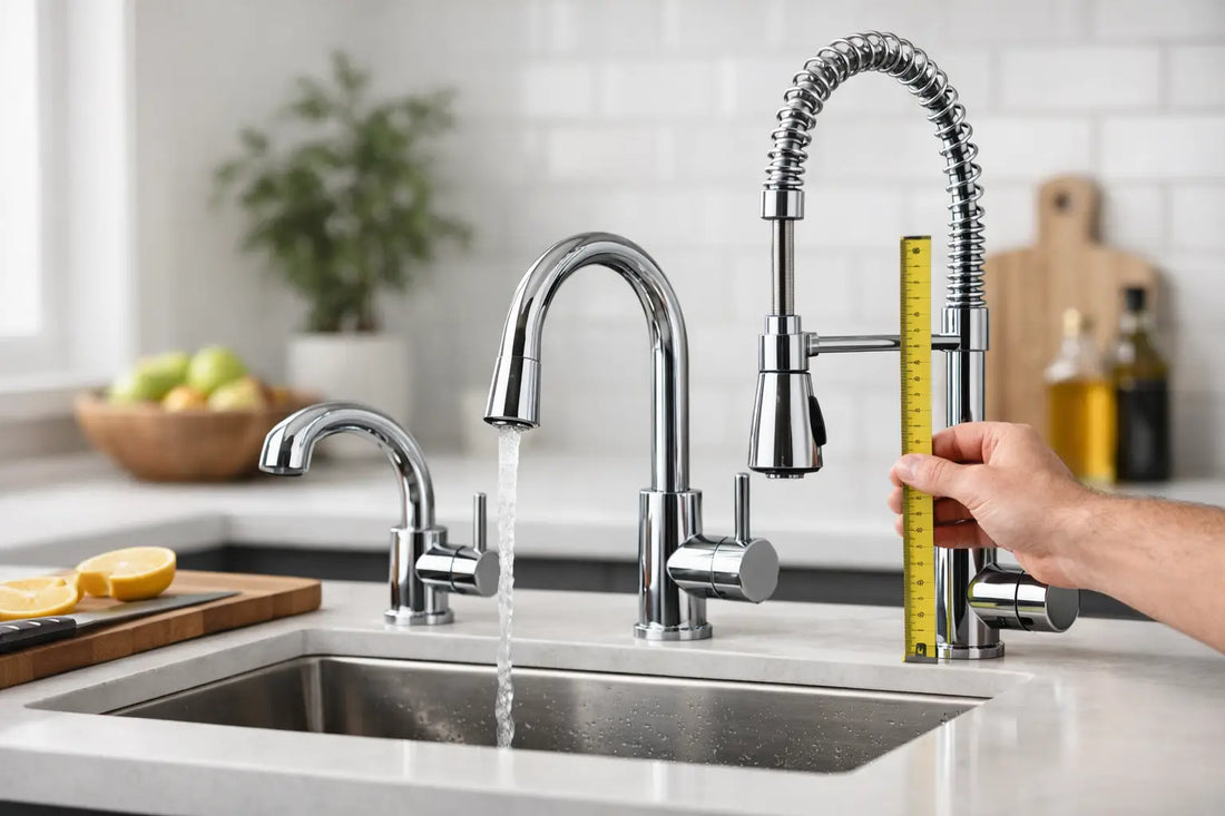 How to Select Kitchen Mixer Height for Your Sink