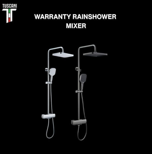 WARRANTY RAINSHOWER MIXER
