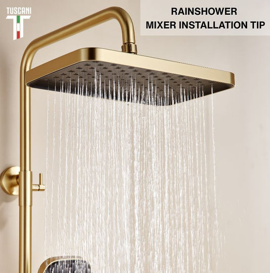 BATH & SHOWER MIXER / RAINSHOWER MIXER INSTALLATION TIP