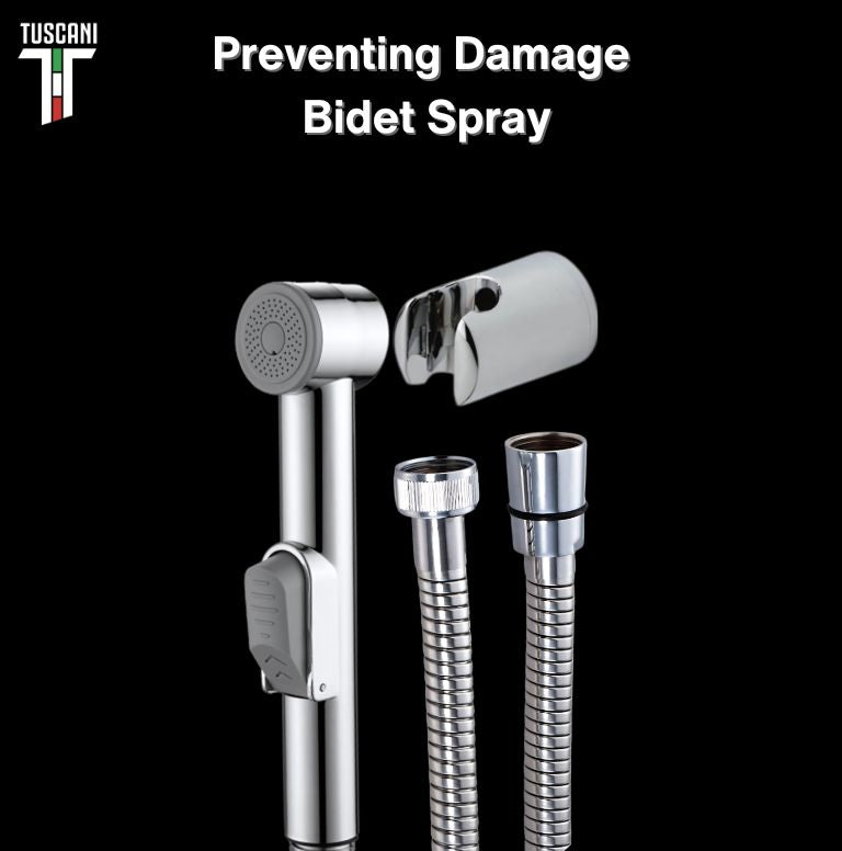 PREVENTING DAMAGE BIDET SPRAY