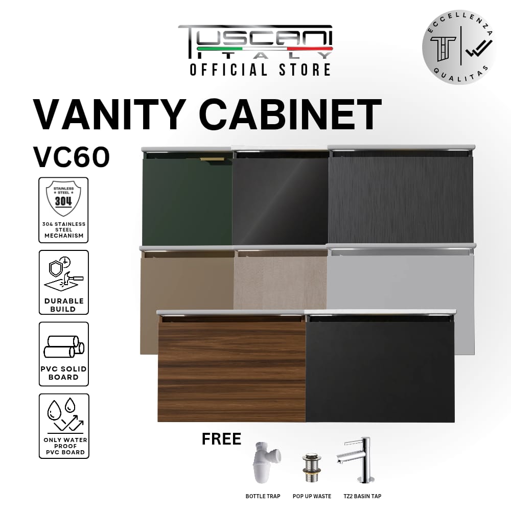 VC60 - 600mm Vanity Cabinet