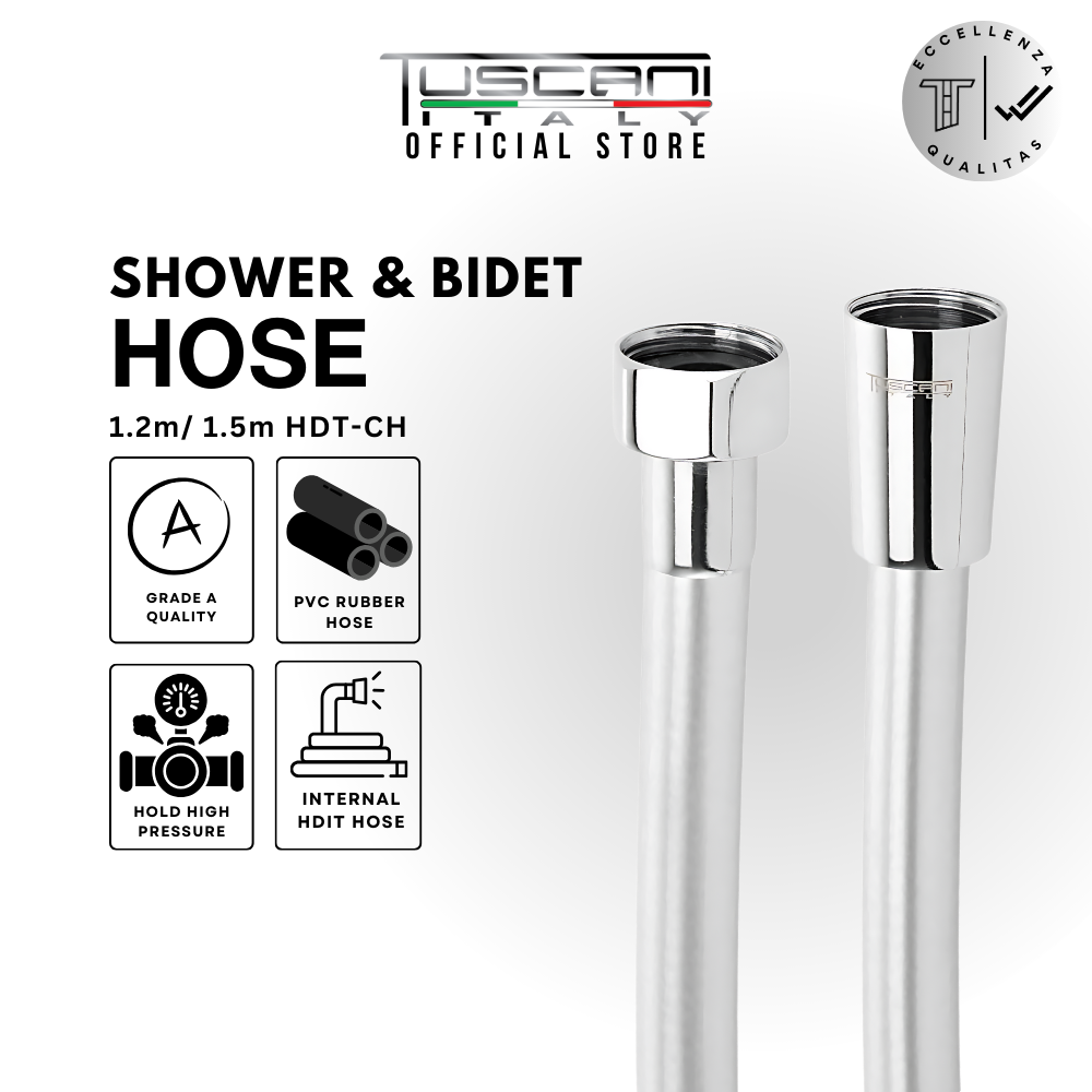 1.2m | 1.5m HDT - Shower & Bidet / HandSpray Hose